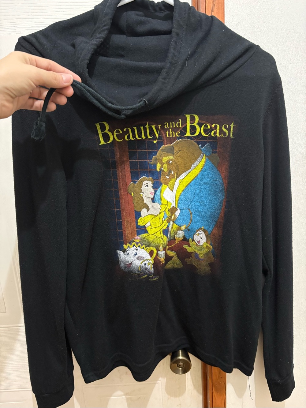 Disney Beauty and the Beast long sleeve shirt size xl